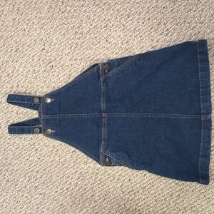 Hanna Andersson Denim Jumper Dress - Size 5